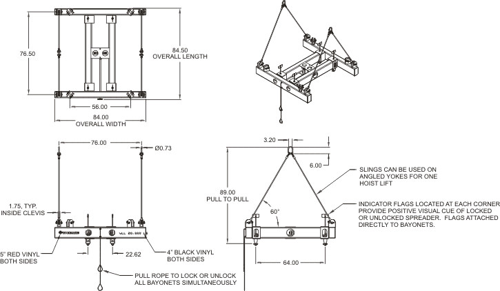 Lifting Frame | Container Spreader For Manual And Custom