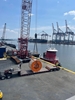 Telescopic beam lifting equipment at a port in New Jersey!
